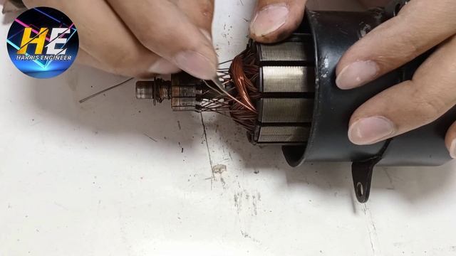 How To Repair Dc Motor | 12v Dc Motor Repair | Harris Engineer
