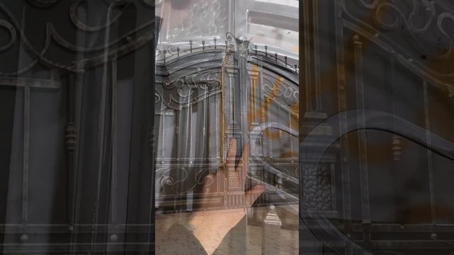Кованые ворота в стиле Модерн