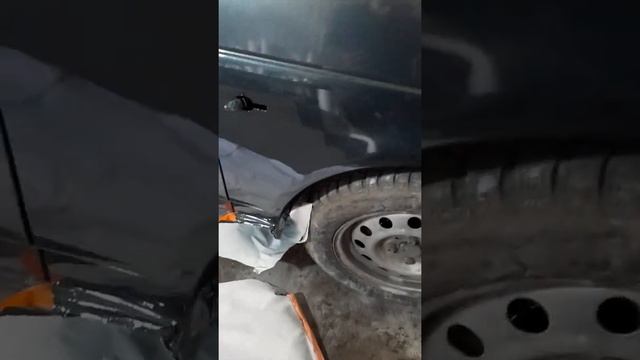 Приора после покраски переходка. Баха.