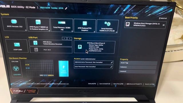 Asus bios ilk girişte takılma videosu