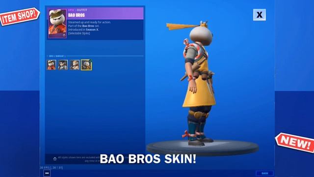 Fortnite item shop 24/1/20 - *NEW* GAN SKIN!