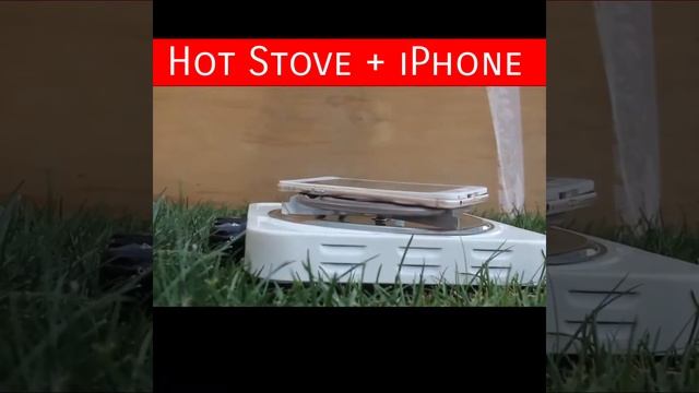 iPhone VS Hot Stove - Experiment Fact #shorts | Fact Memory
