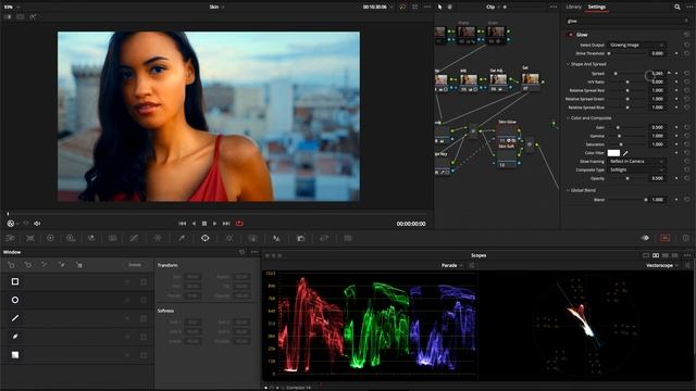 Dodge & Burn Skin Tones in DaVinci Resolve 18