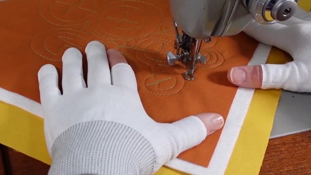 Quilten lernen Free Motion Quilting für Anfänger Teil 4 von 4 - 3 Körbchen