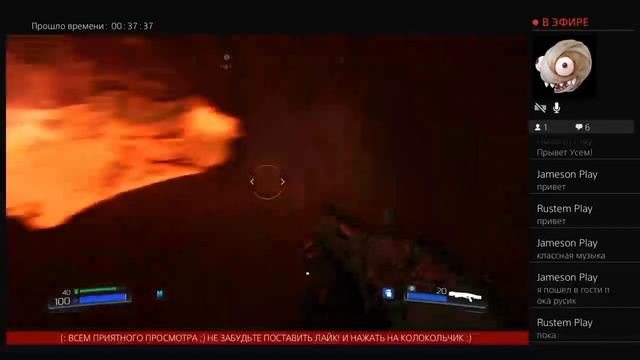 DOOM Стрим. Казахи атакуют Марс! Сюжет! 1