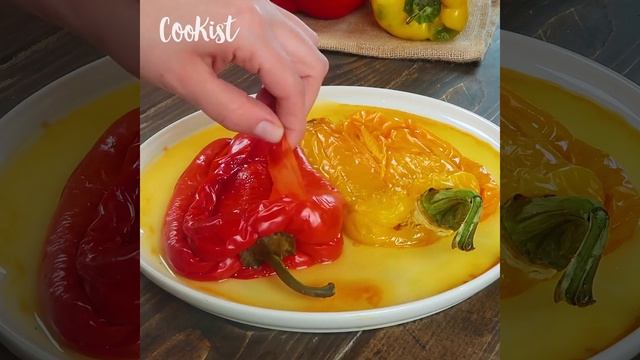 How to cook peppers in the microwave