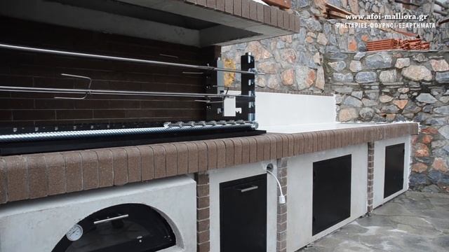 ΚΑΪΜΑΚΤΣΑΛΑΝ - ΨΗΣΤΑΡΙΑ ΜΕ ΦΟΥΡΝΟΣ /Μέρος 2 - Charcoal grill with white oven PART. 2