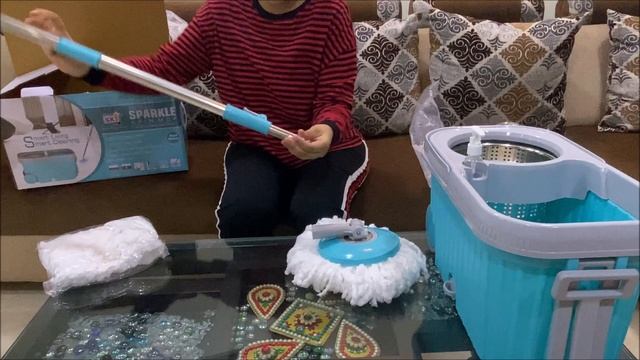 360° Spin Mop, Unboxing and How To Use -Easy Clean ( floor-cleaning) Mop Bucket by SKI PLASTOWARE
