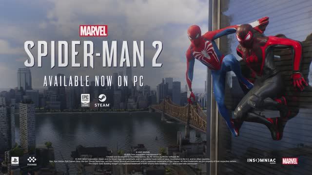 Marvel's Spider-Man 2 - трейлер