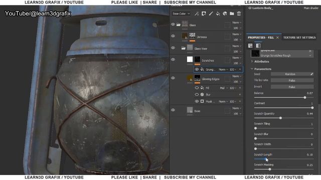 Game Ready Lantern Modeling And Texturing | Part 04 | Blender |  Substance Painter