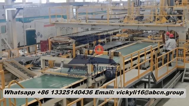 Z-HONG волокнистых цементных стеновых панелей машина / кальций силикатной плиты завод