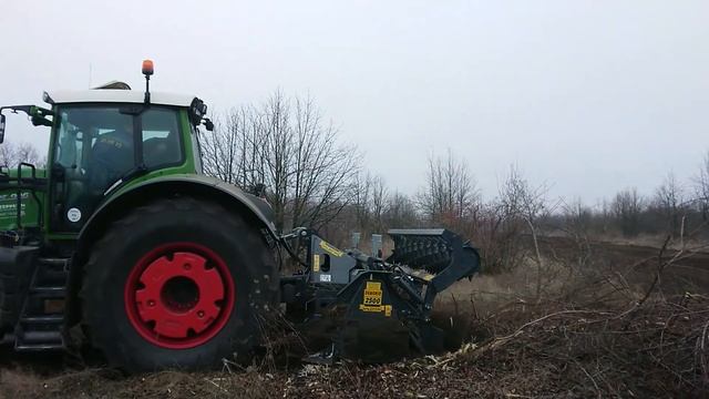 Fendt 936 & фреза Valentini