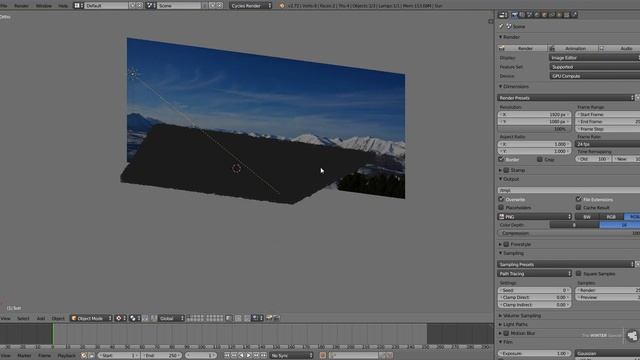 Blender Tutorial- How to create a winter scene