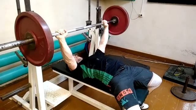 Жим на скорость-70кг