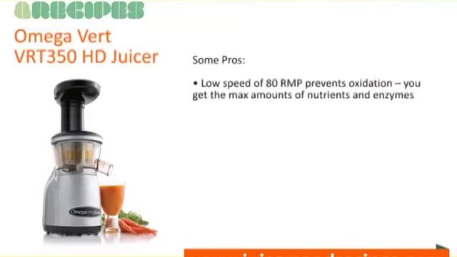 Omega Vert VRT350 HD Juicer.mov