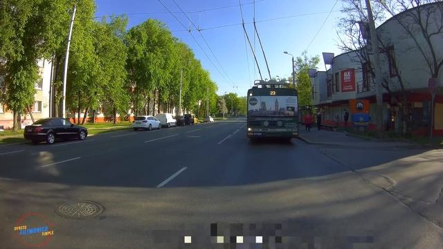 Riga.Trolleybus № 18. Route: Mežciems - Centrālā stacija.