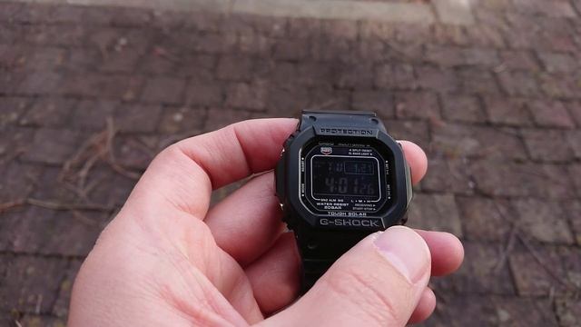 GW-M5610-1Bの動画レビュー G-SHOCK初号機DW-5000Cのスタイルを受け継ぐG-SHOCK