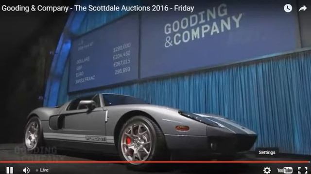 gt 40 Gooding Auction