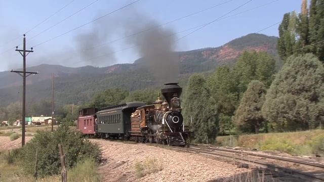 Steam in the Rockies - Eureka & Palisade 4-4-0 #4 on the Durango & Silverton