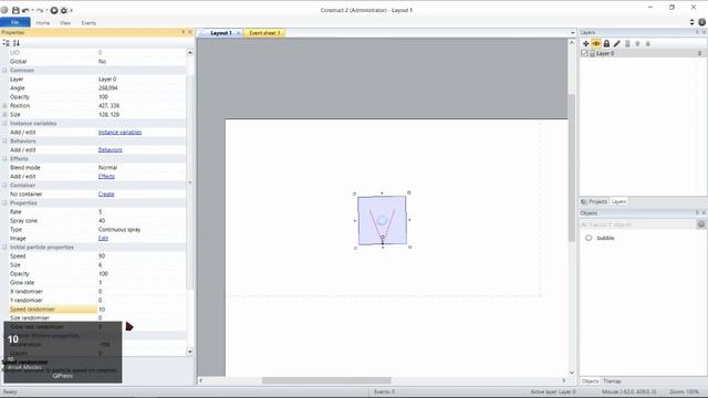 Bubble Effect  Construct 2