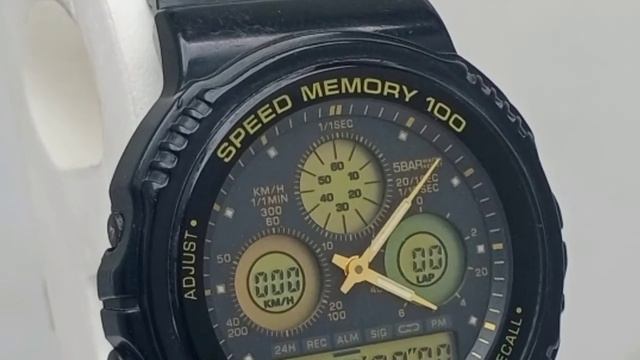 Casio Alarm AW-20  Digital Speed Memory 100 WATCH Vintage Watch Review  Fareed's Watch Gallery  197