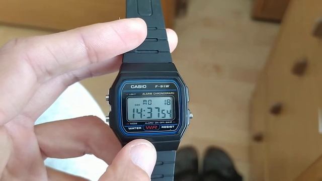 The Casio F91 - Simple, Small & Beautifull