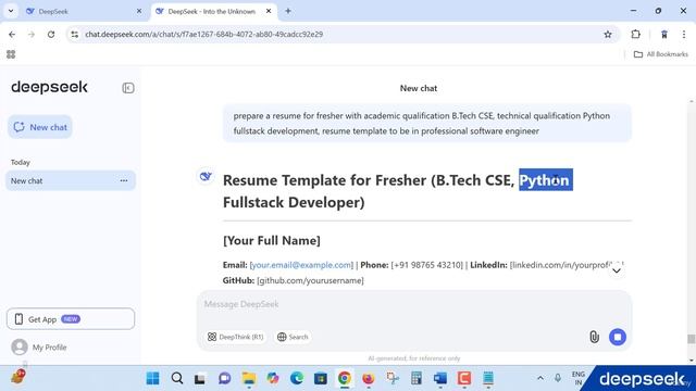 34 -Crafting the Perfect Resume with DeepSeek AI-Enhanced Tips