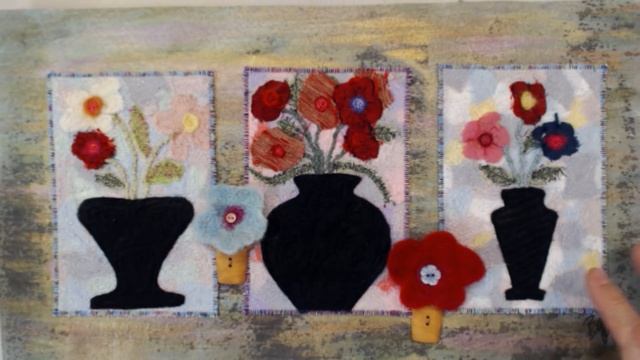 PREVIEW: How to Needle Felt Wool Roving - with Barb Owen - HTGC Member Class s03e08