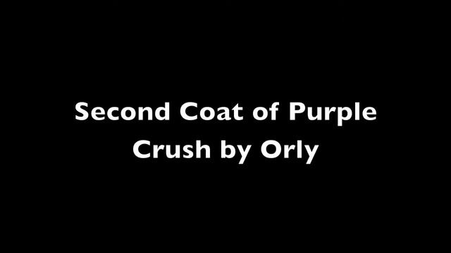 Swatch of Purple Crush by Orly