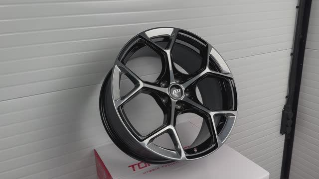 Диски SRL F117 19 8.5J вес 9,6kg Black Polish Face