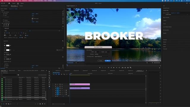 Video in Text - Adobe Premiere Pro (1 Minute Tutorial)