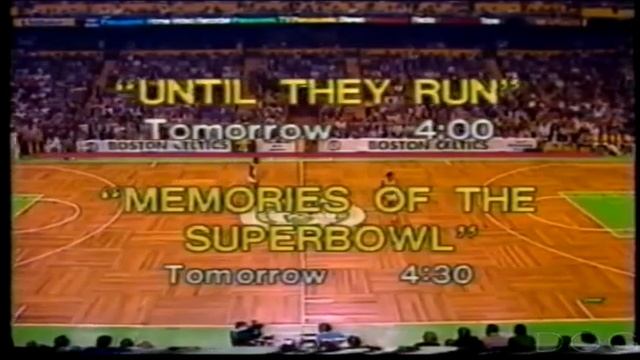 Seattle SuperSonics at Boston Celtics, January 22, 1982