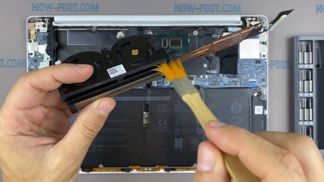 Dell XPS 13 9370 Disassembly, fan cleaning and thermal paste replacement