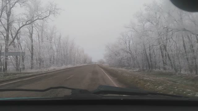 Зима дорога Красивые Пейзажи