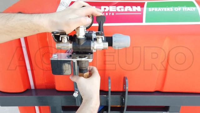 Atomizzatore portato con attacco a trattore DAL DEGAN SOFIA EXTRA 400L pompa YP70/APS71: montaggio