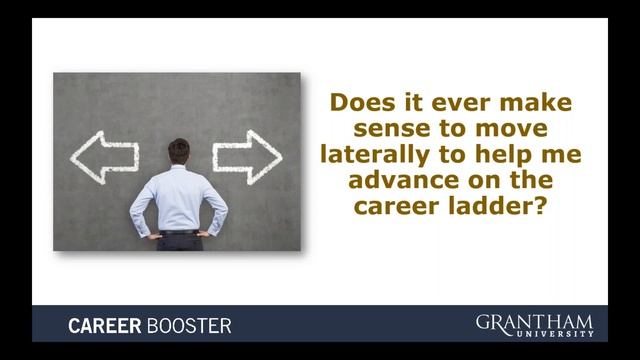 Career Booster Webinar - Taking Your Next Step on the Career Ladder