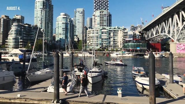Two Weeks In False Creek - July 27 - August 11, 2018