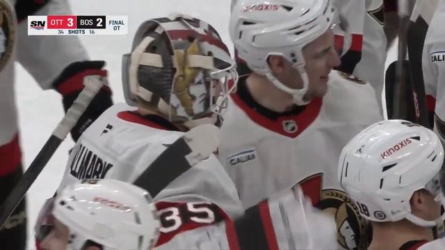 Ottawa Senators at Boston Bruins | FULL Overtime Highlights - November 9, 2024