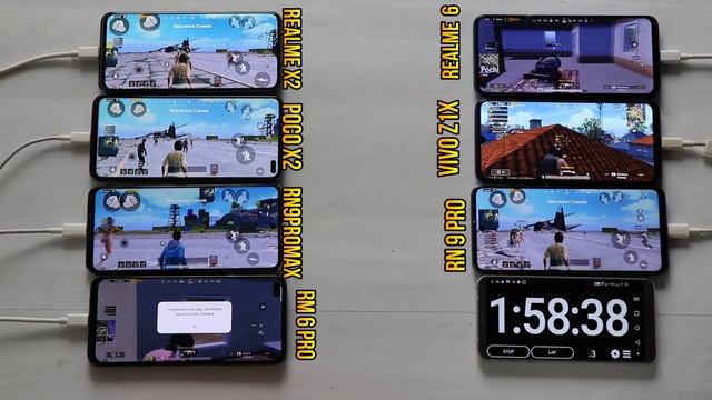 PUBG+CHARGING -100% Dangerous #NOTE 9 PRO MAX #REALME 6 PRO#POCO X2..