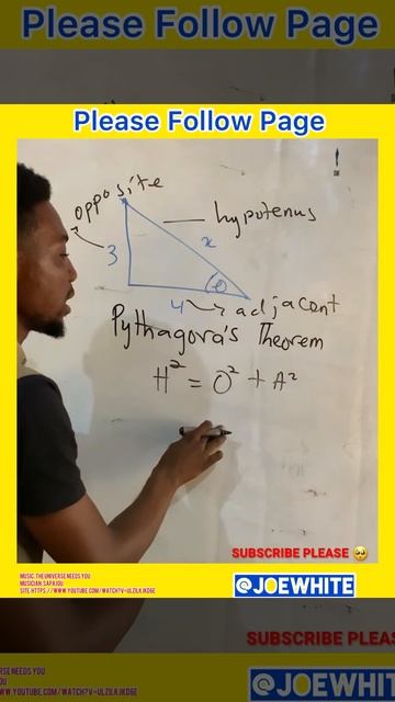 PYTHAGORAS’S THEOREM | Using The Pythagoras’ Theorem.