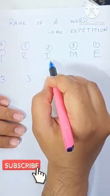 Rank of a Word - No repetition #maths #permutation #combination #mhtcet #jeemains #youtubeshorts