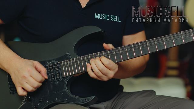 ЭЛЕКТРОГИТАРА IBANEZ H-H SUPERSTRAT BLACK - MUSIC SELL