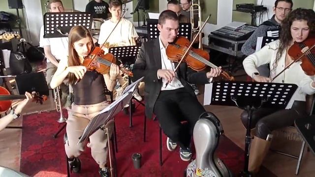 Зажигательная репетиция оркестра "Hard-rock-orchestra" Pink Floyd!!!    8)