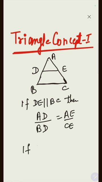 Maths Concept l Triangle Concept-1 #ssc #ssccgl #shortvideo #class10