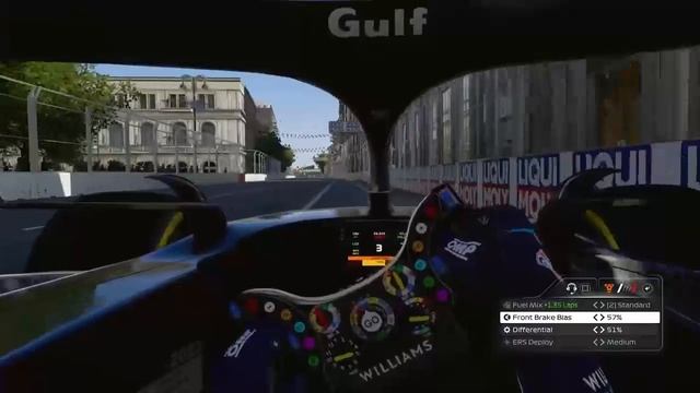 Как правильно атаковать узкие повороты? Гран-при Азербайджана в F1 2023 🎯🏎