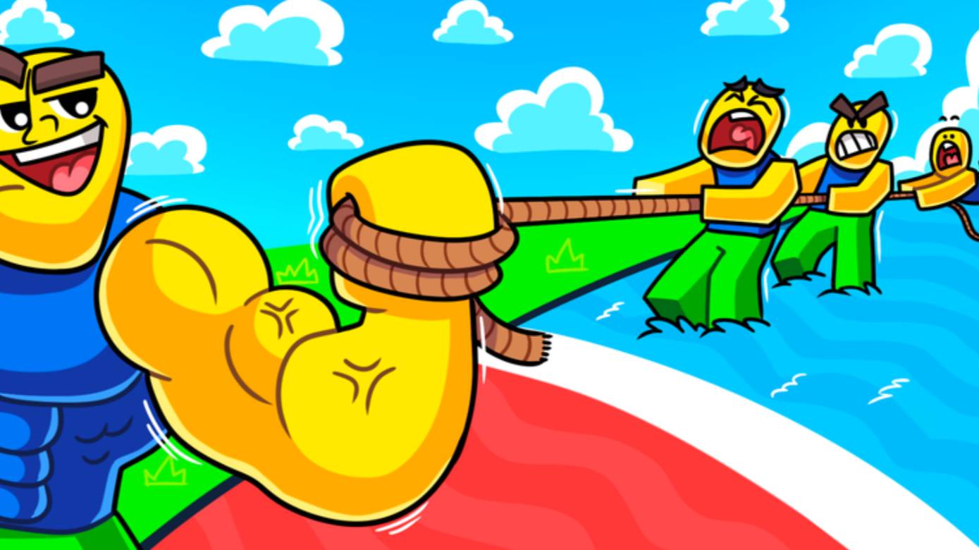 Играю в симулятор перетягивания каната!
