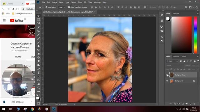 Sepia Portrait in Photoshop