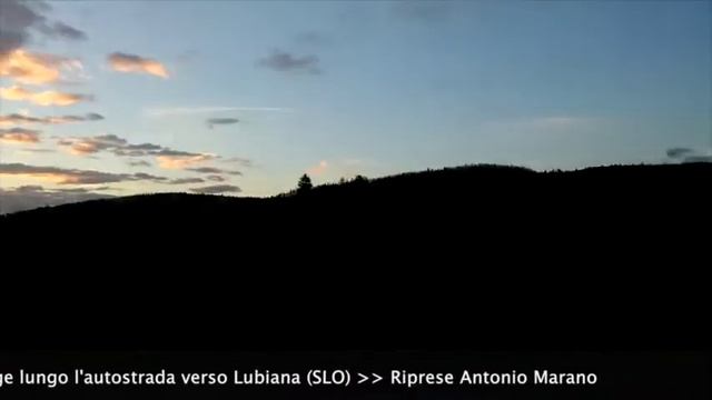 ALBA SULL'AUTOSTRADA VERSO LUBIANA (SLO)