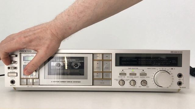 Onkyo TA-2055 Tape deck (1982-85) - Recording demo