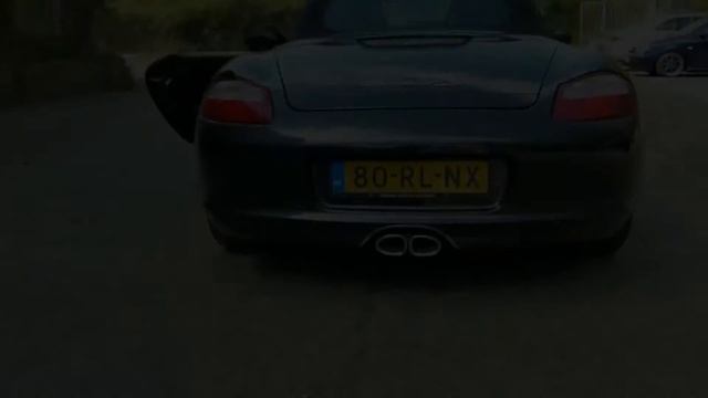 Porsche 987 Boxster S 3.2 met kleppen in origineel uitlaatsysteem  -EPS Uitlaten BV-
